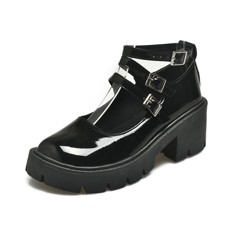Giày Lolita ĐẾ CAO 6cm 3 quai Ulzzang Hàn Quốc Giá Rẻ LLT008-ZOEE