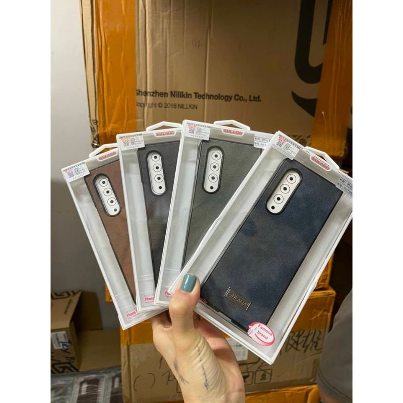 Ốp Lưng Da SamSung Galaxy Z Fold 2, Z Fold 3/Z fold 3 5G Hãng SULADA Cao Cấp Chống Bám Vân Tay