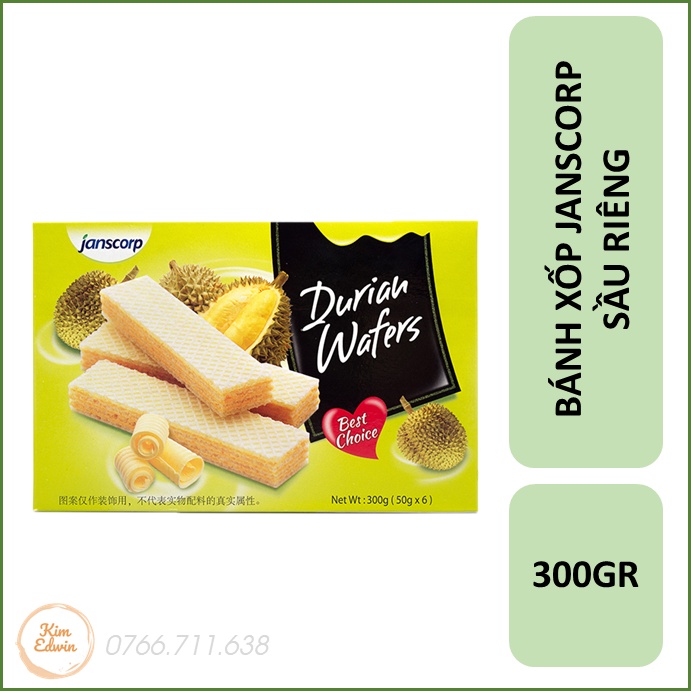 Bánh Xốp Janscorp Hương Sầu Riêng