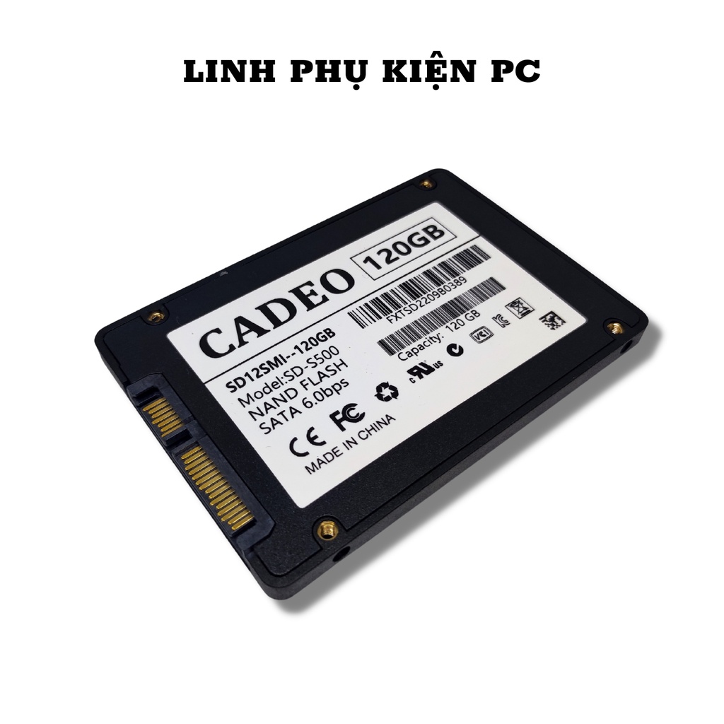 Ổ Cứng SSD CADEO 120GB/128GB SATA III Hàng Chính Hãng | Bảo Hành 36 Tháng