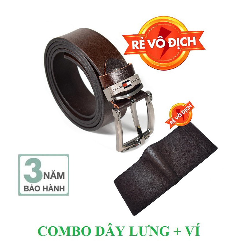 Bảo hành 3 năm- Bán dây nịt da bò nguyên miếng tặng ví da bò trị giá 90.000