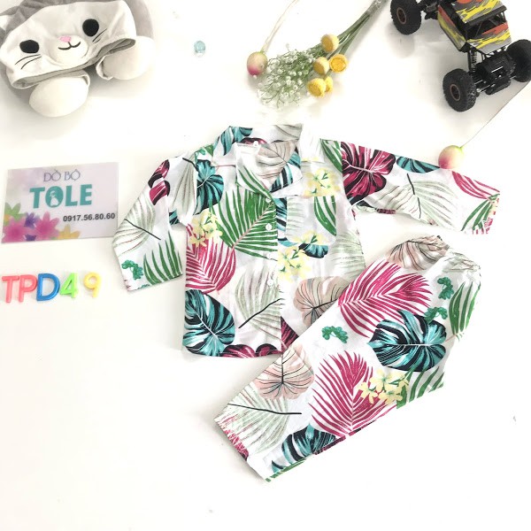 Đồ tole pijama tay dài bé trai (12-14kg)