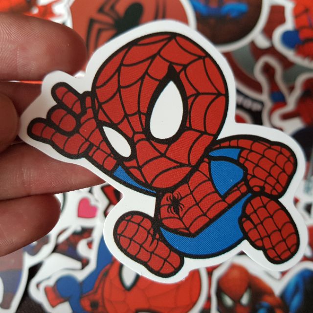 Set sticker 35 miếng không trùng lặp SPIDER-MAN