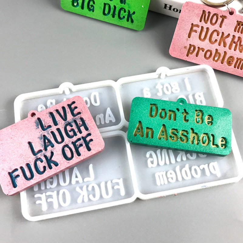 Khuôn Silicone Làm Thẻ Treo Trang Trí Thủ Công DIY