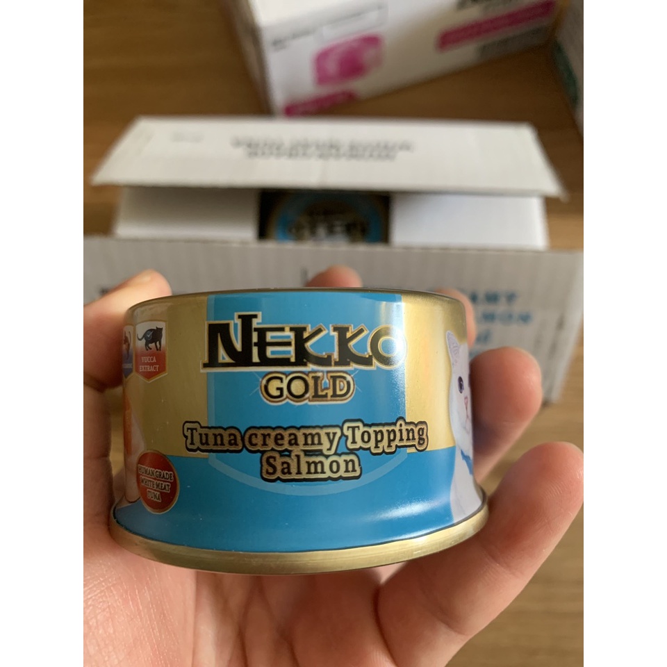 NEKKO GOLD - PATE CAO CẤP CHO MÈO TỪ THÁI LAN Lon 85g