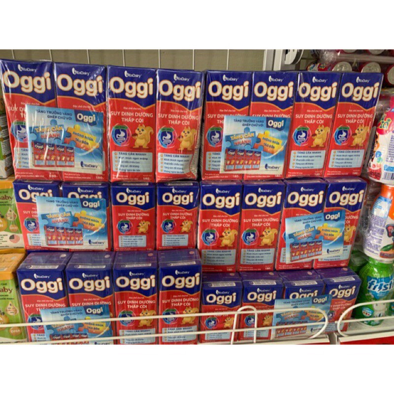 thùng sữa oggi pha sẵn 110ml