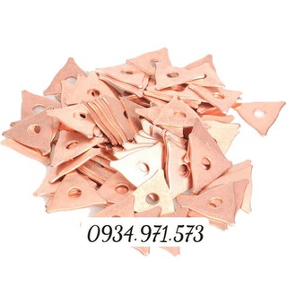 Combo 30 miếng đồng tam giác dùng cho máy hàn rút tôn
