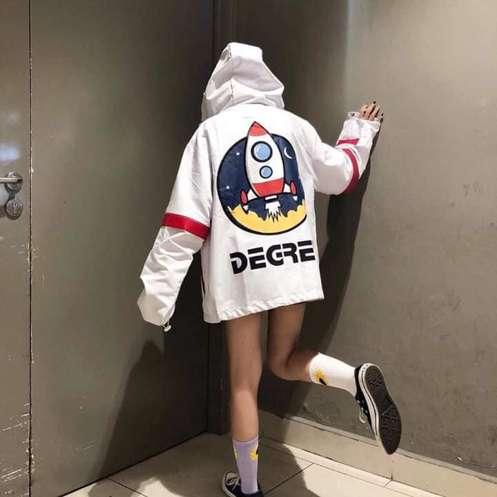 [Mã WAFS10 giảm 15% đơn 99k] Áo khoác gió nam nữ unisex degrey (chất dù dày dặn)