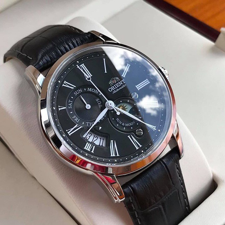 ĐỒNG HỒ NAM ORIENT SUN & MOON GEN 3 BLACK FAK00004B0 CHÍNH HÃNG