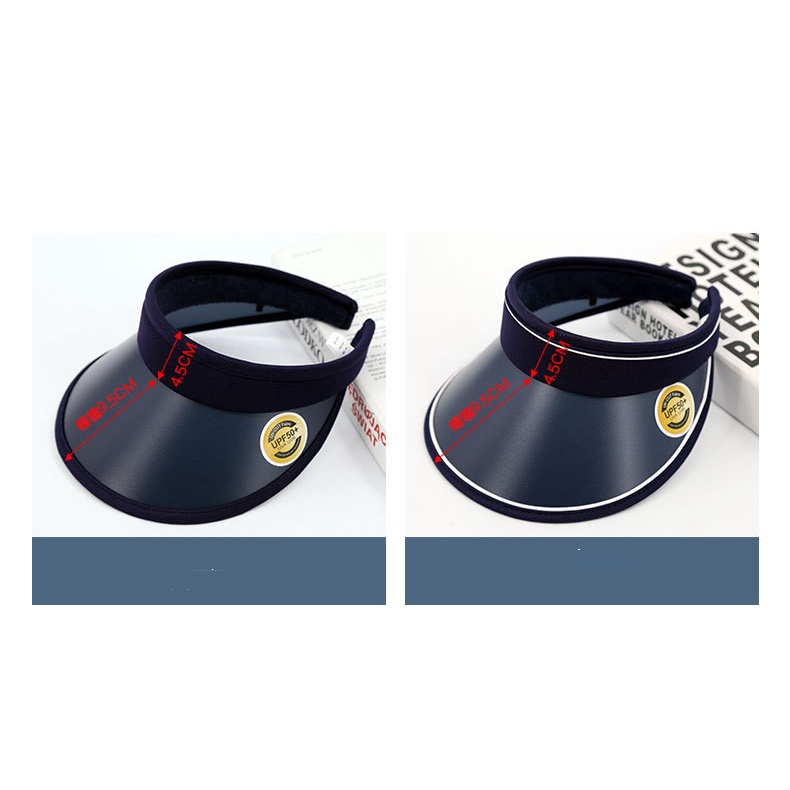 Mũ Lưỡi Trai Nửa Đầu Chống Nắng Màu Sắc Đơn Giản Thời Trang Cho Nữ