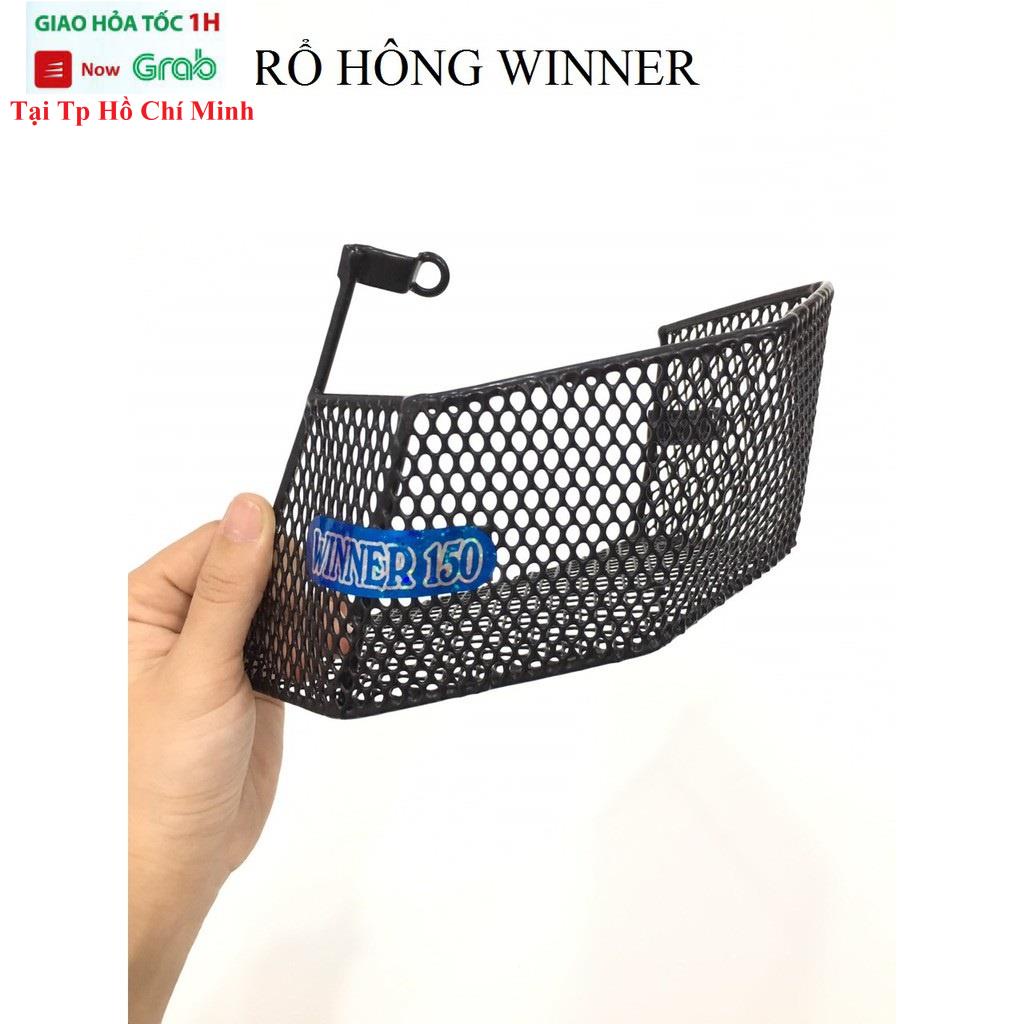 Rồ Hông Winner, Rổ Lưới Gắn Hông Cho Honda Winner Thép Nhúng Nhựa Bền Tiện Lợi