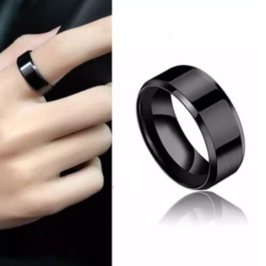 Nhẫn Nam Titatium Kiểu Trơn Đẳng Cấp Châu Âu- Nhẫn Đơn Không Gỉ Không Bay Màu Giá Siêu Rẻ