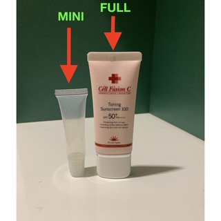 [MINI 15ml] Kem chống nắng Cell Fusion C Tone up toning sun screen