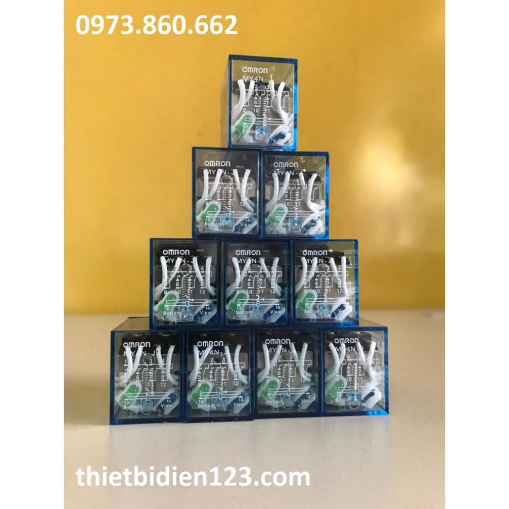 Rơ le trung gian omron 8 chân - rơ le kiếng -TBĐ