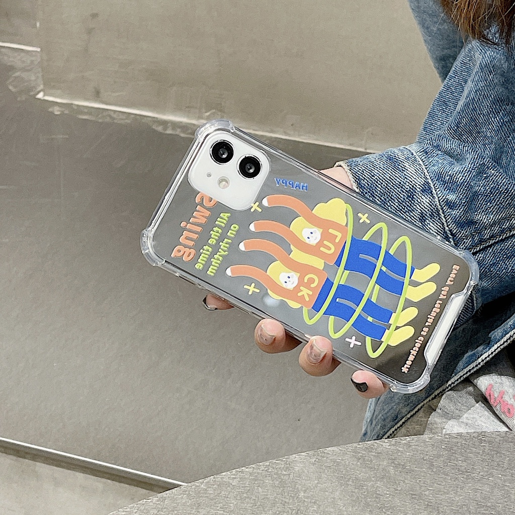 Ốp lưngiphone Ốp Điện Thoại TPU silicone Mặt Gương Thời Trang Cho iPhone 11 pro max X Xr Xs max 7 8 Plus 13 14pro pro max Dinuo case