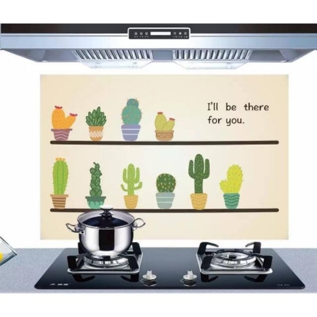 Giấy dán tường nhà bếp tráng nhôm size to 60*90 cm cao cấp | BigBuy360 - bigbuy360.vn