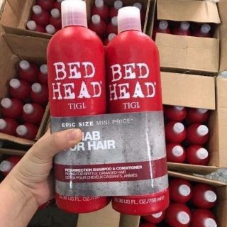 Dầu cặp gội xả Tigi đỏ