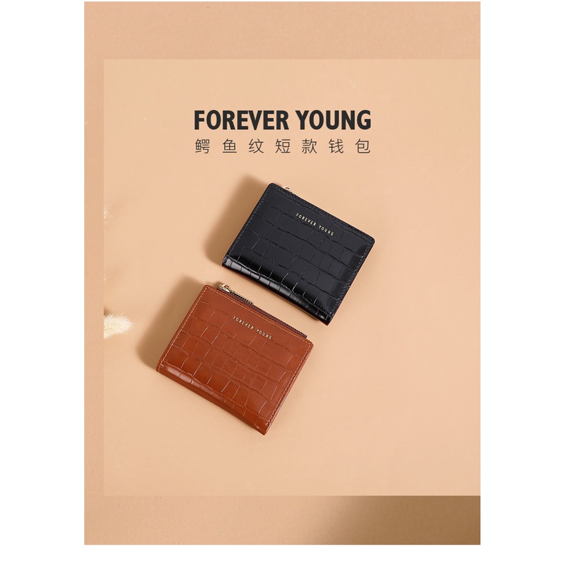 Ví nữ mini cầm tay cao cấp Forever Young xinh xắn không thấm nước MS11