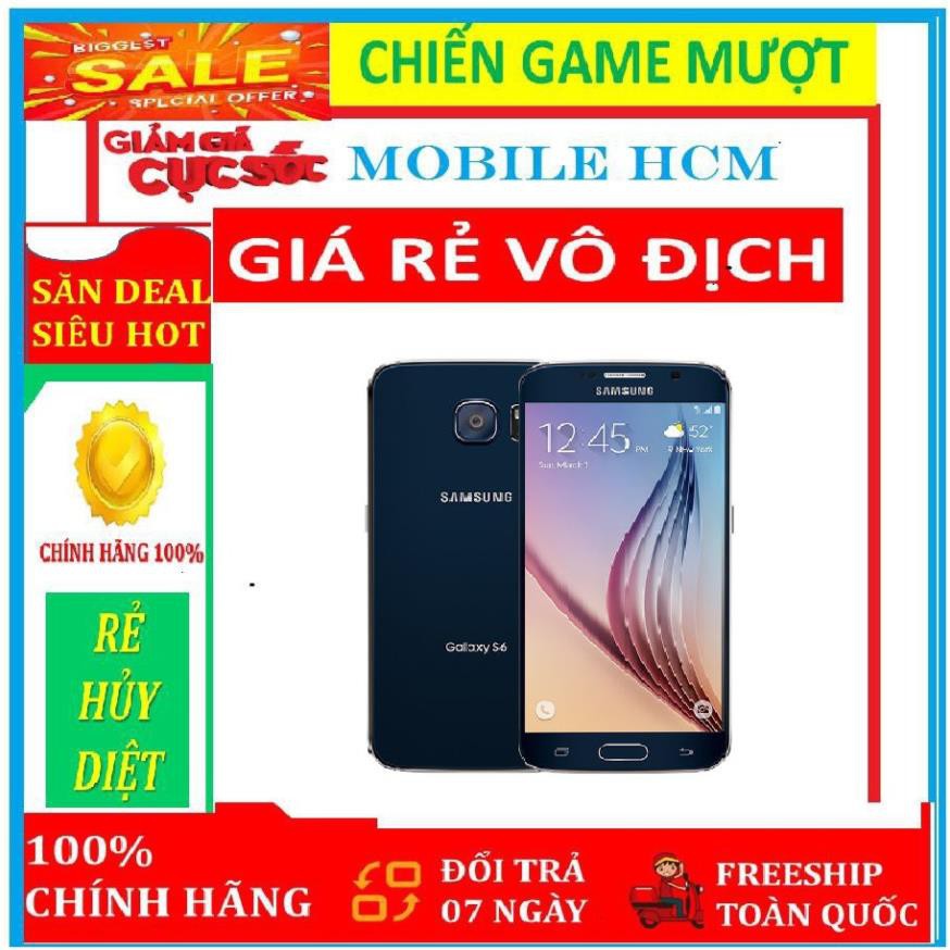 XẢ HÀNG GIÁ SỐC - Điện thoại Samsung GALAXY S6 FULLBOX - CHIẾN PUBG - LIÊN QUÂN