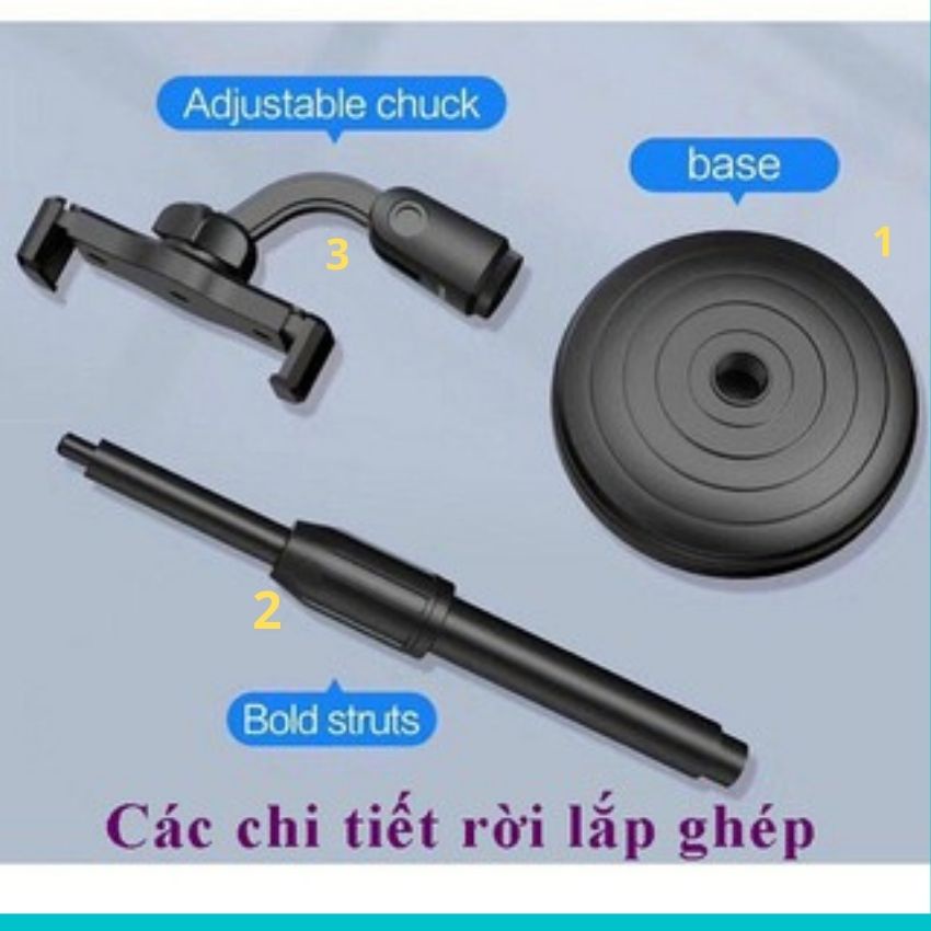Giá Đỡ Điện Thoại Để Bàn, Quay TikTok, Giá Đỡ Livestream, Xem Video, Chụp Ảnh Xoay 360 Độ Đa Năng Tiện ích, Dễ Sứ Dụng