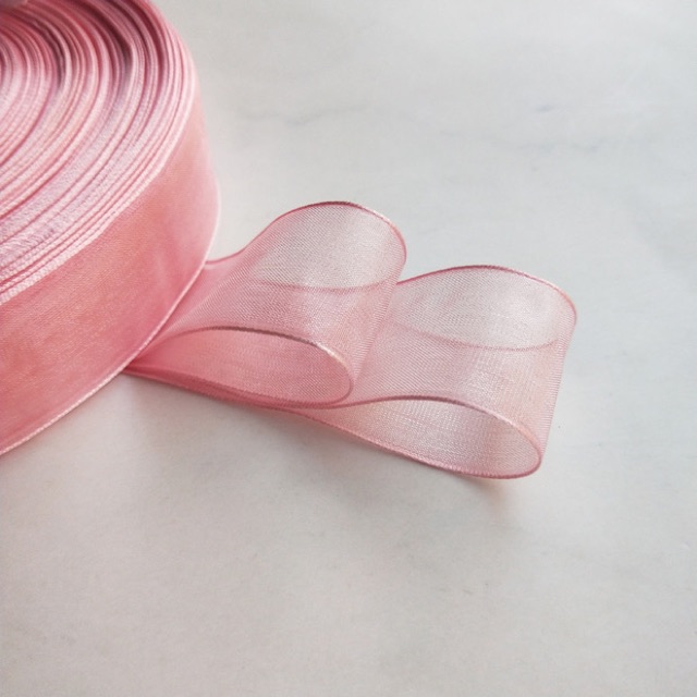 Set 5 mét Dây nơ Ruybang lụa luxury bản 2.5cm