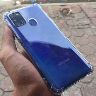  Ốp lưng Samsung Galaxy A21S silicon dẻo trong suốt chống sốc full 4 góc