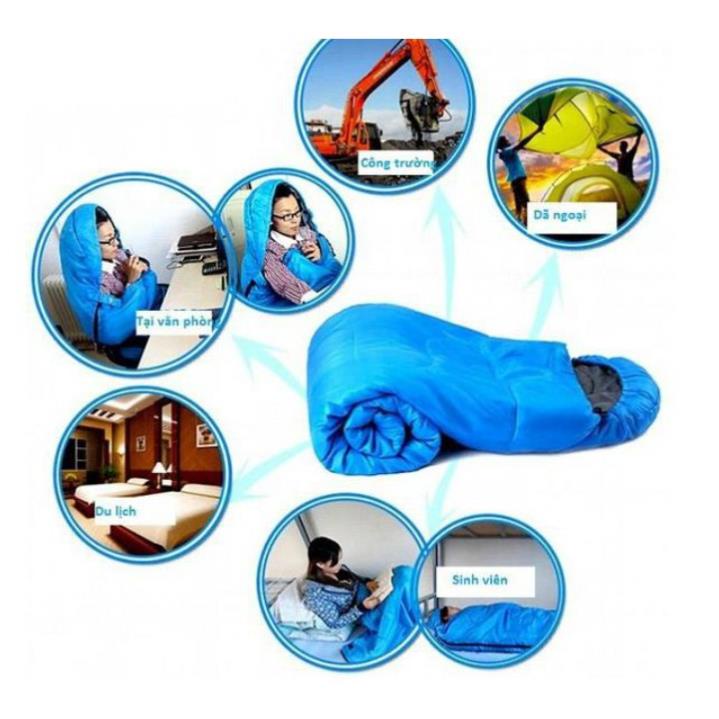 Túi ngủ văn Phòng siêu ấm hàng đẹp Decor 4.0 siêu tiện dụng