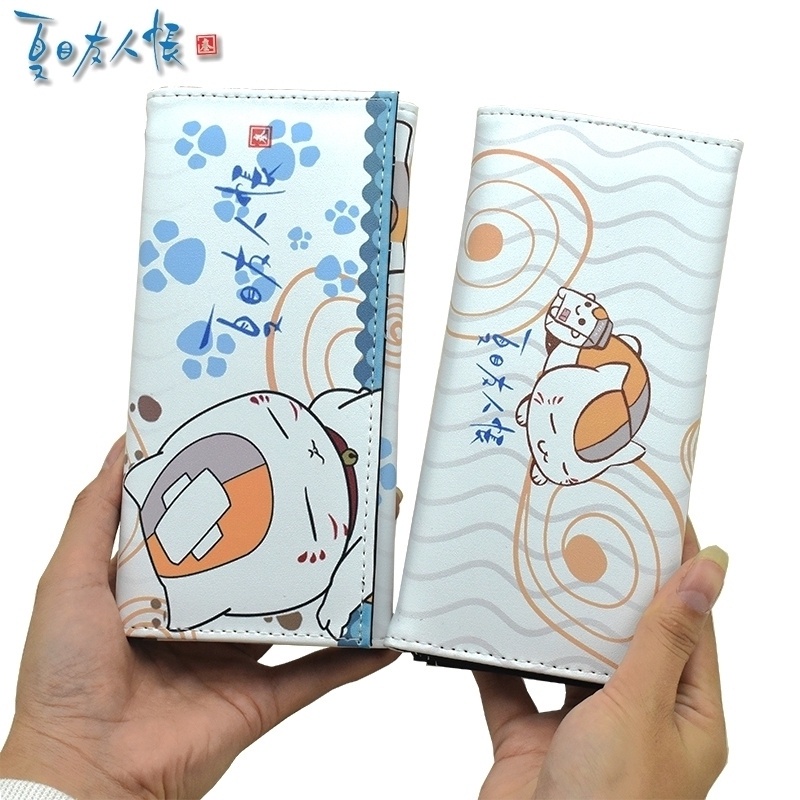 Ví Kế toán Hai Chiều Hình Mèo Hoạt Họa Natsume Cao Cấp Dành Cho Nam Nữ