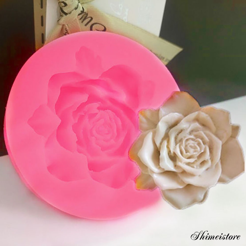 Khuôn Silicone Làm Bánh Tạo Hình Hoa Hồng Độc Đáo Tiện Dụng