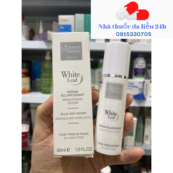 Tinh Chất Làm Sáng Da L'Essence des Notes White Leaf Brightening Serum 30ml - Nhà Thuốc Da liễu 24h