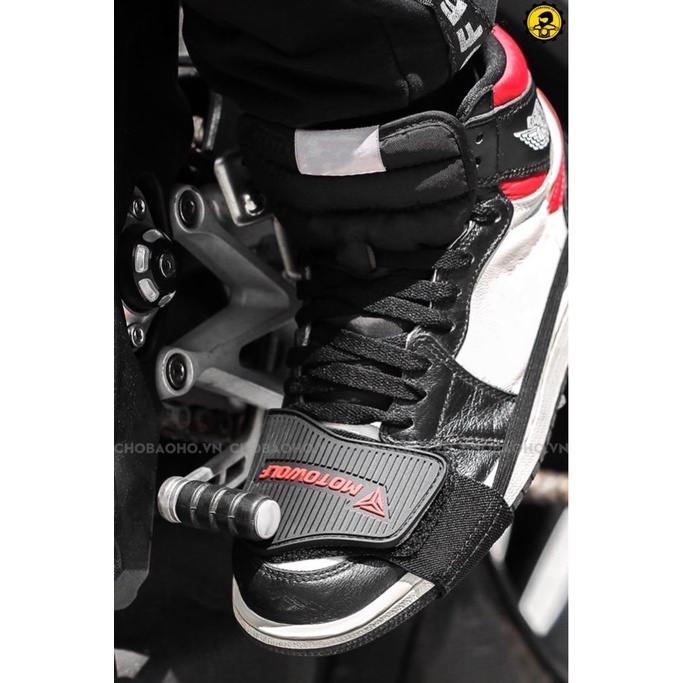 [Chính hãng] Đệm Bảo Vệ Giày Đá Cần Số Motowolf Đi Xe Máy