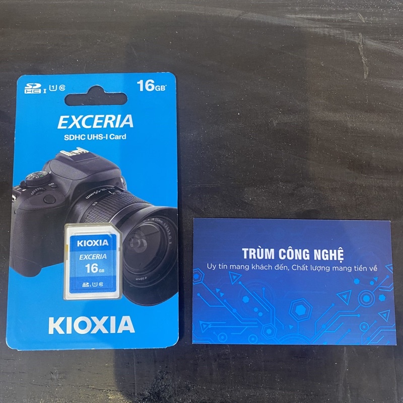 Thẻ Nhớ Máy Ảnh SDHC 16GB Kioxia Exceri Class10 100MB/s Tốc Độ Cao