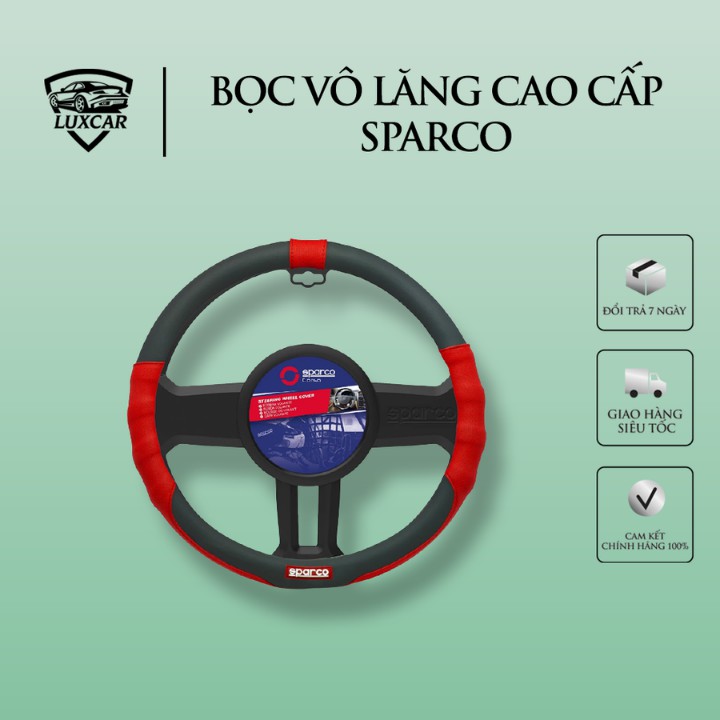 Bọc Vô Lăng SPARCO Chính Hãng Cao Cấp LUXCAR