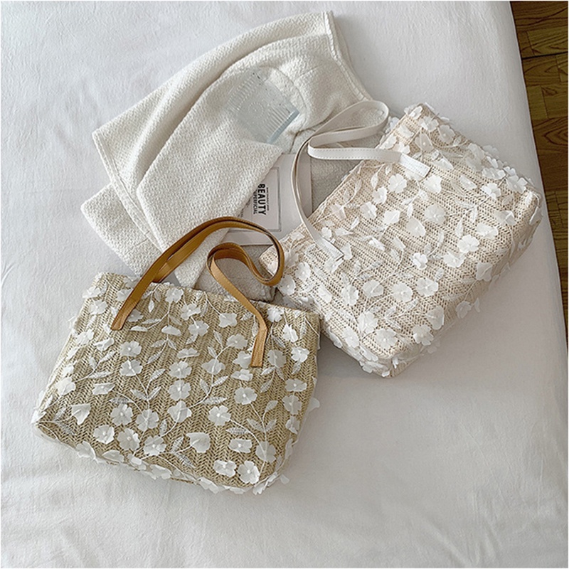 Túi đeo vai IELGY sức chứa lớn thêu thời trang cho nữ