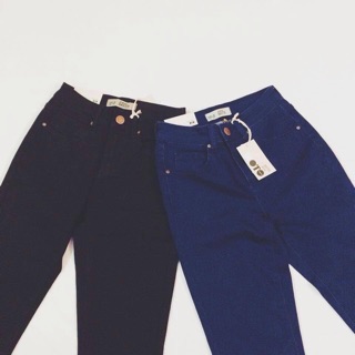 Quần jean Topshop xanh - đen