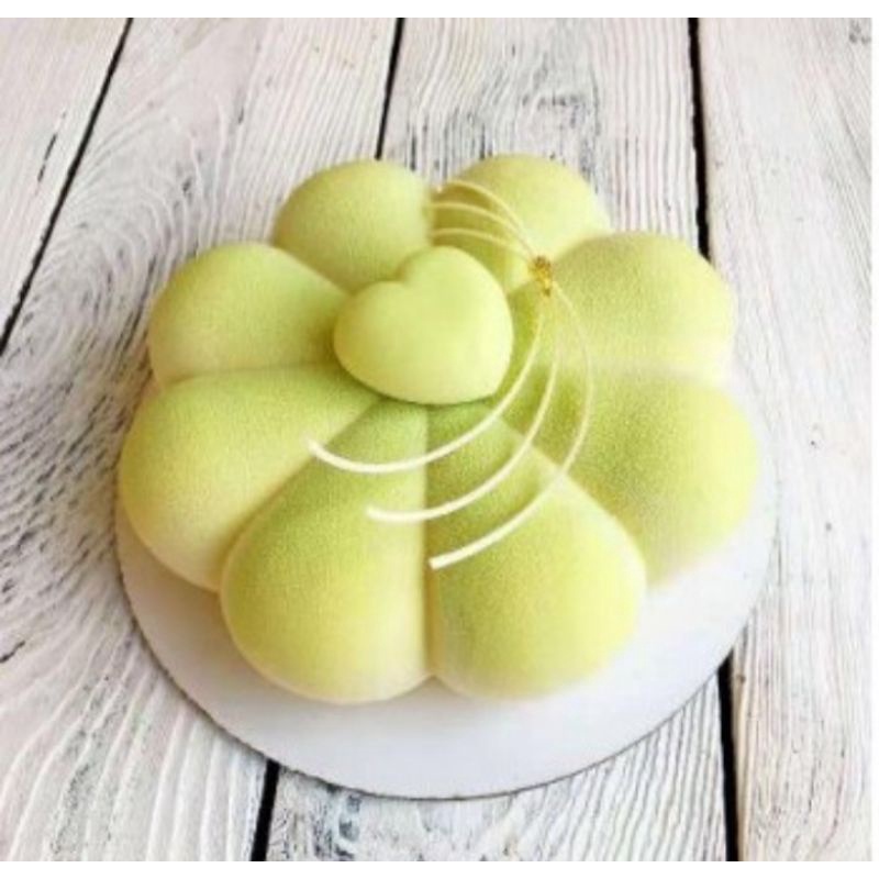 Khuôn silicon làm bánh mousse, thạch rau câu, cơm xôi hình hoa 8 cánh