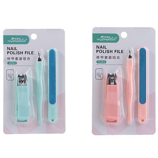 Set dũa - bấm móng tay 3 món Lameila