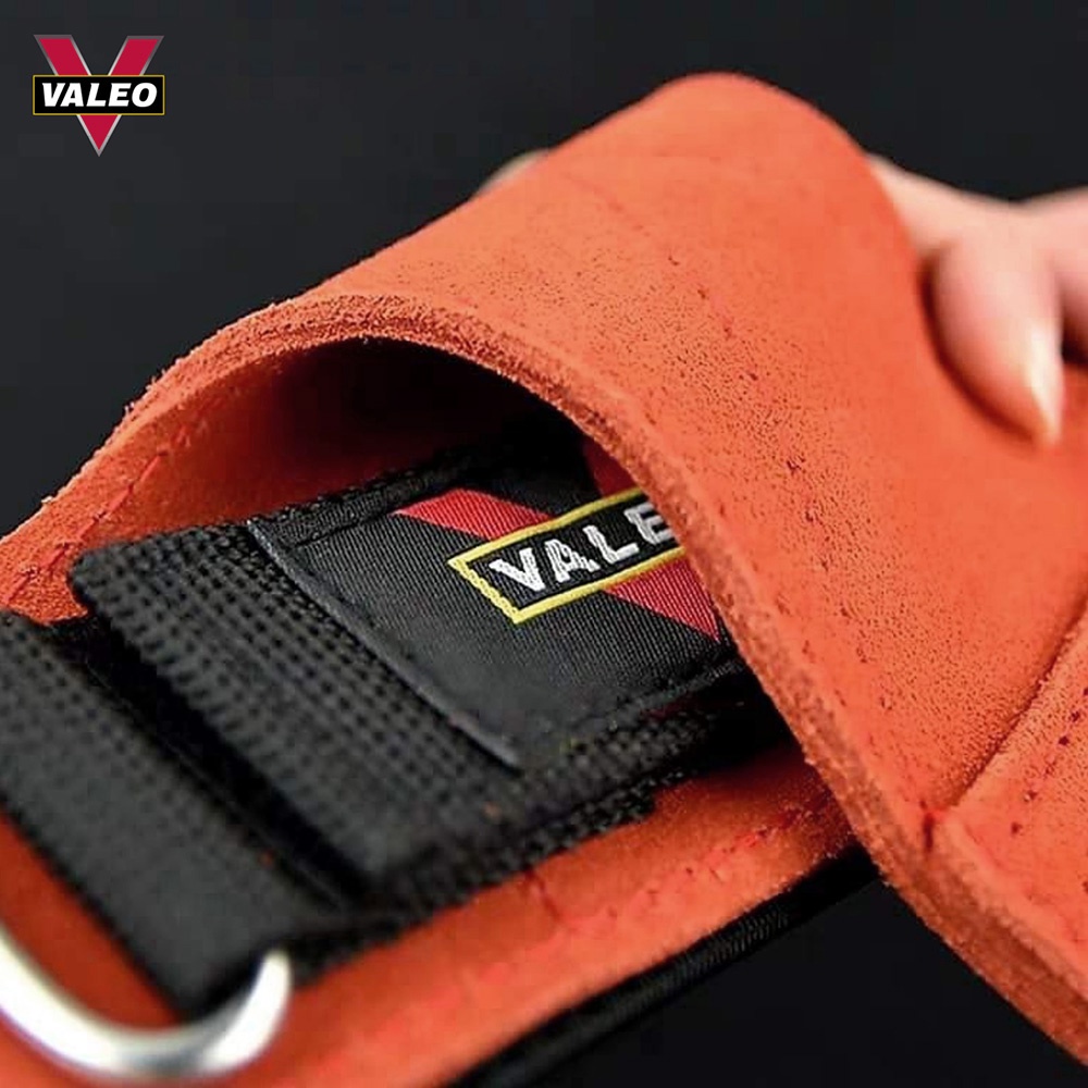 GĂNG TAY TẬP GYM - DÂY KÉO LƯNG - Lifting Grips Chính hãng VALEO (1 Đôi)