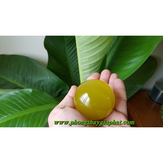 QUẢ CẦU PHONG THỦY ĐÁ MẮT MÈO