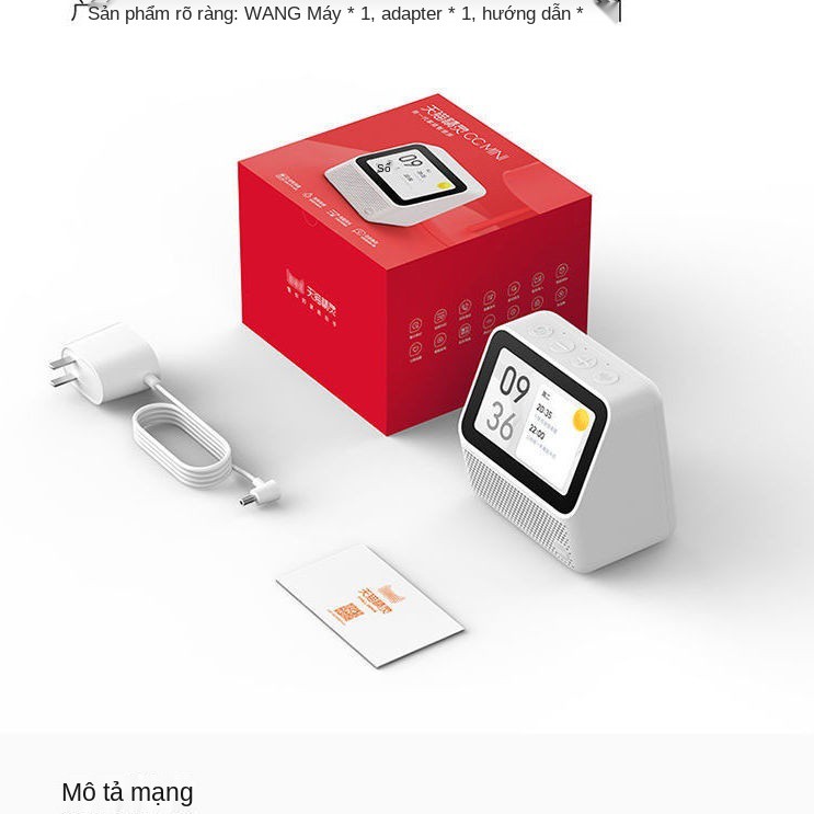 Tmall Genie CCMINI màn hình thông minh album ảnh điện tử loa Bluetooth âm thanh nhà robot đồng hồ báo thức nhỏ