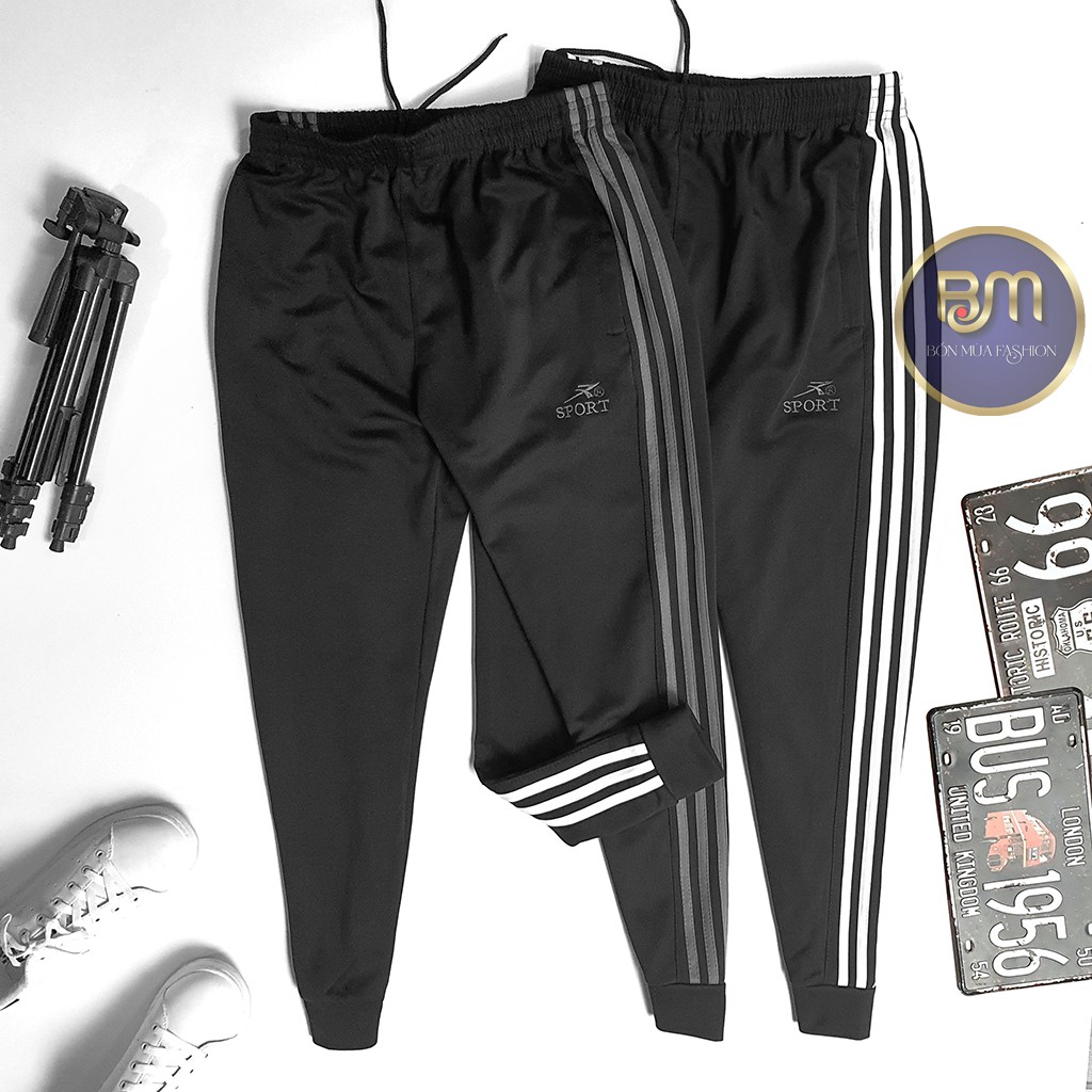 Quần thể thao 3 viền sọc bo ống thời trang đủ size M-2XL | BigBuy360 - bigbuy360.vn