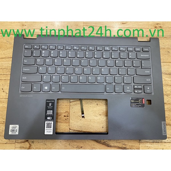 Thay Vỏ Mặt C Laptop Lenovo IdeaPad C340-14 C340-14IWL C340-14API Flex-14IWL AM2GA000800 BÀN PHÍM KHÔNG BẢO HÀNH