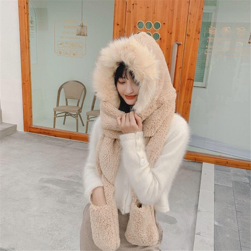 Mũ Len Trùm Đầu Giữ Ấm Mùa Đông MIHAN1