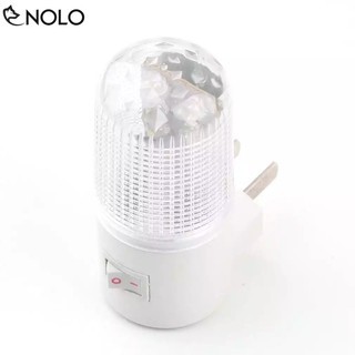 Đèn ngủ hình trụ trắng có công tắc