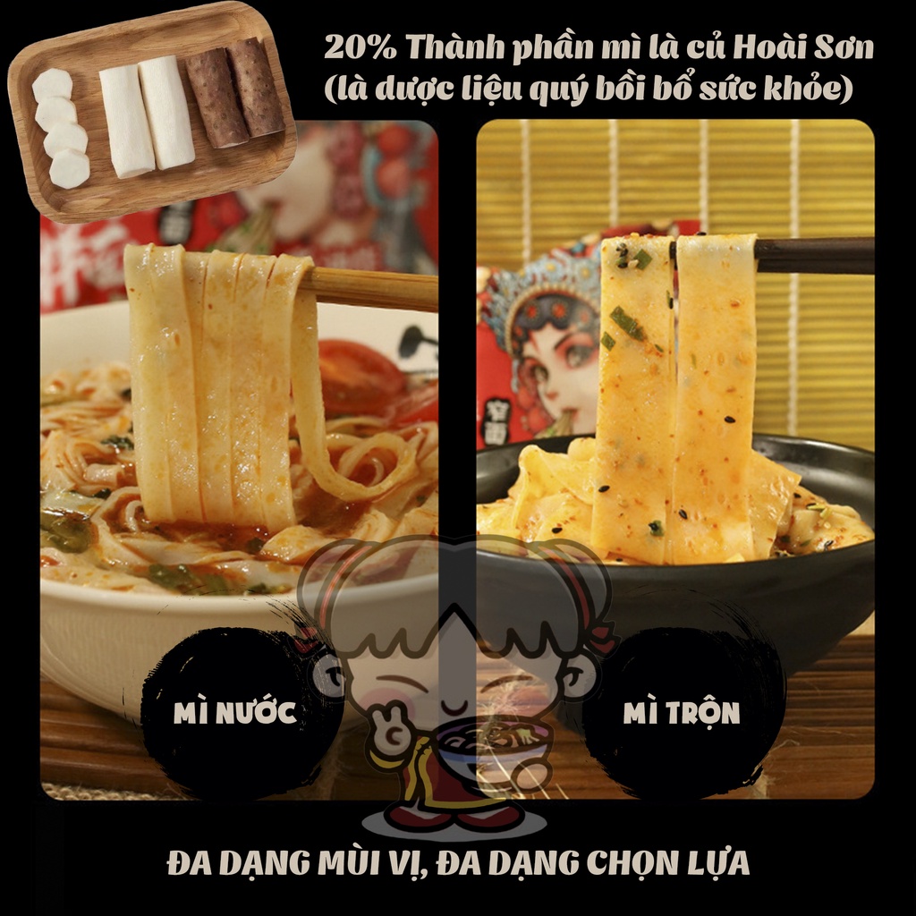 Mì Chân Ái Nhiều Vị Mì Trộn Mì Nước Mì Ăn Liền