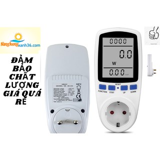 Ổ cắm đo công suất AC 3680w , đo vôn , đo dòng , đo tổng công suất