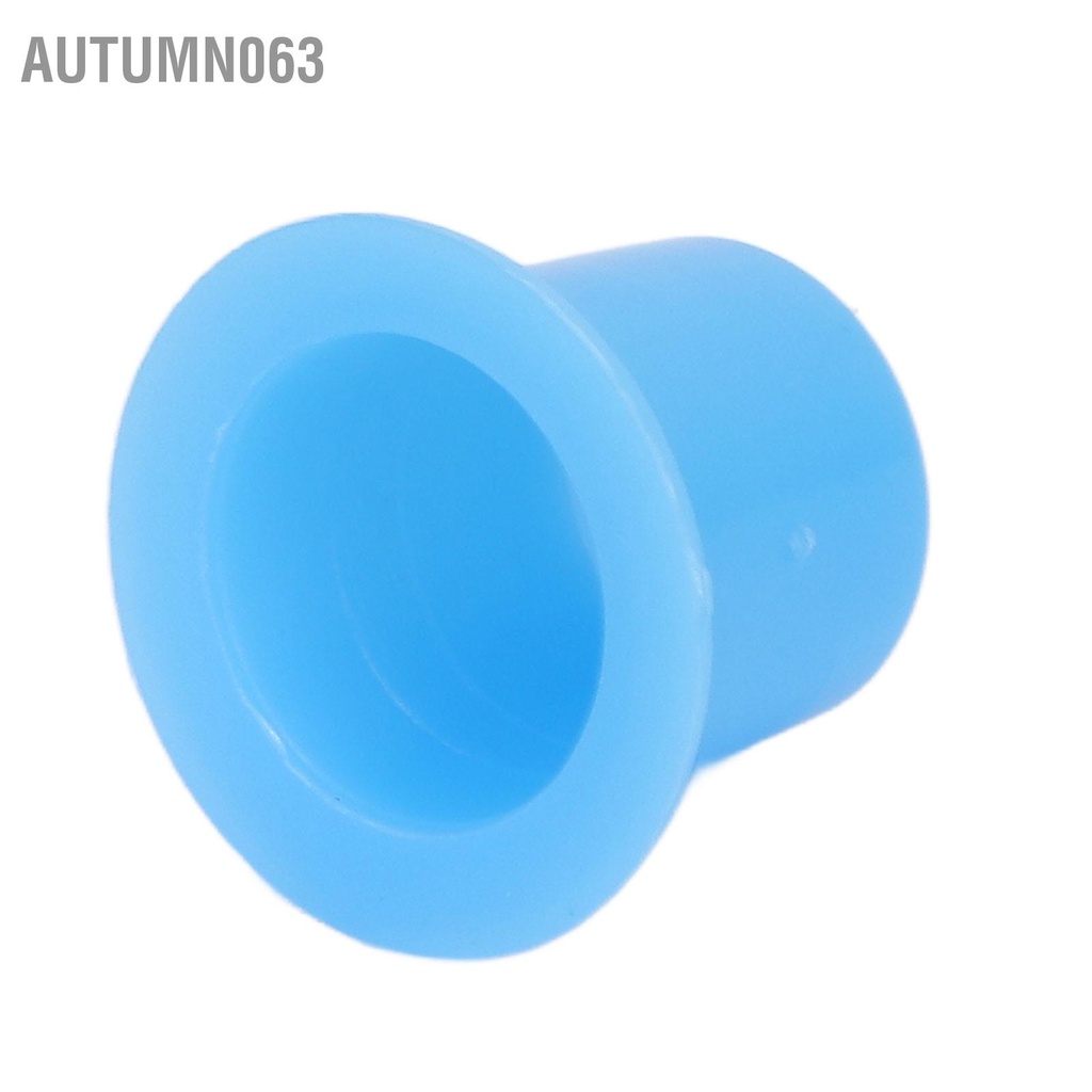 Autumn063 1000 cái Hình Xăm Mực Sắc Tố Cốc Dùng Một Lần Nhựa Màu Xanh Lông Mày Môi Mắt Bột