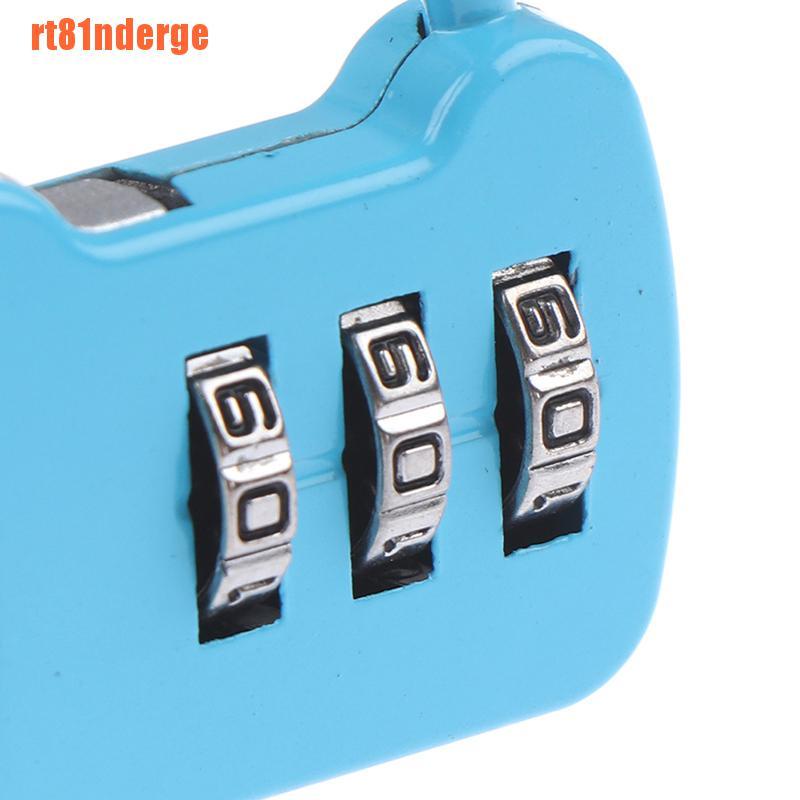 Ổ khóa mật khẩu 3 chữ số mini bằng kẽm cho vali du lịch