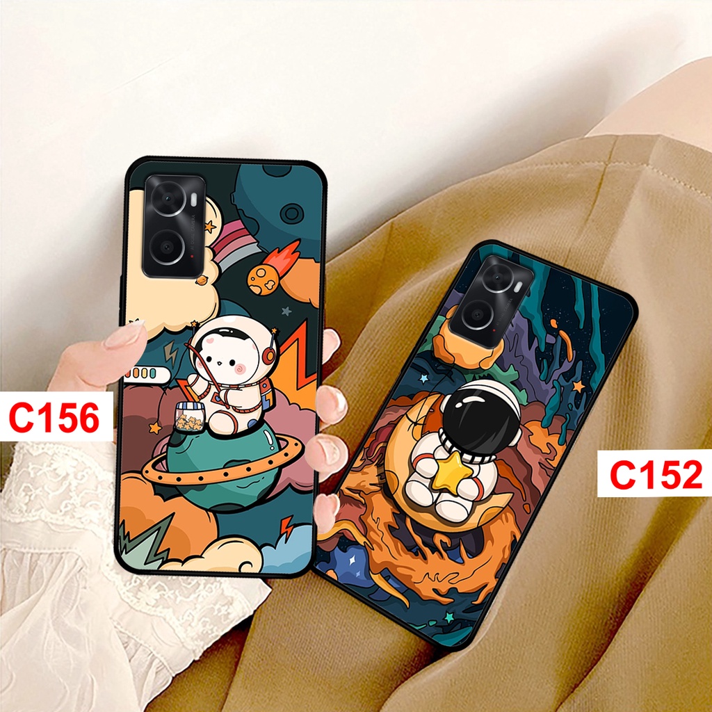 Ốp lưng Oppo A36 - Oppo A76 in hình phi hành gia, vũ trụ ngân hà. ốp oppo A36 - A76 rẻ bền đẹp.