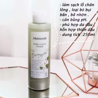 Nước hoa hồng mamonde diếp cá cho da dầu Hàn Quốc 250ml